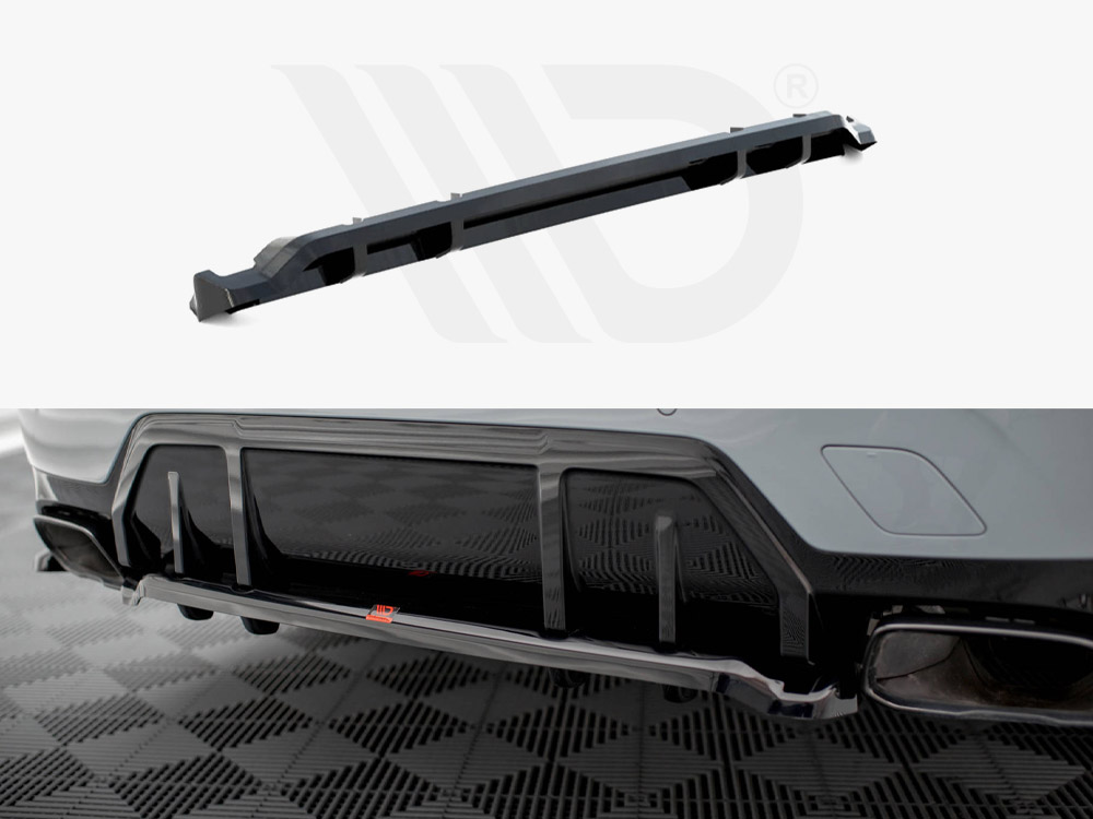 Maxton central rear splitter (vertical bars) v1 bmw m340i g20/g21 facelift models 1 Maxton central rear splitter (vertical bars) v1 bmw m340i g20/g21 facelift models