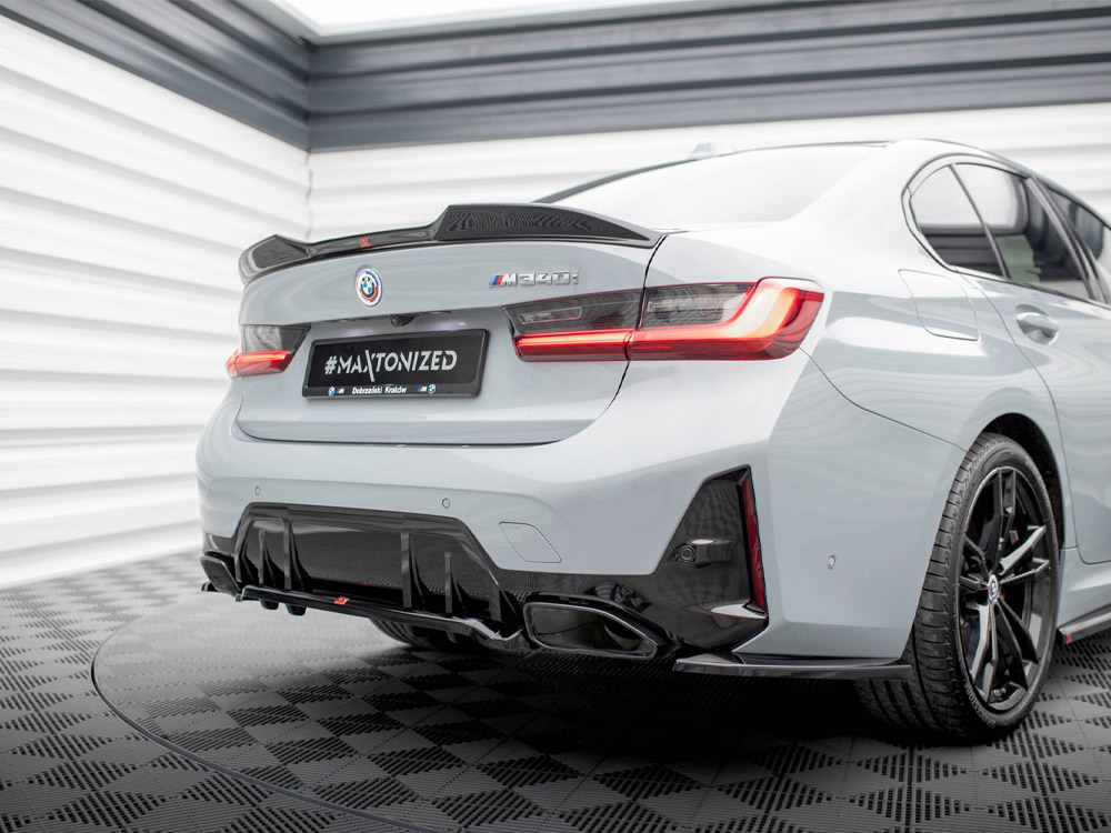 Maxton central rear splitter (vertical bars) v1 bmw m340i g20/g21 facelift models 3 Maxton central rear splitter (vertical bars) v1 bmw m340i g20/g21 facelift models - image 3