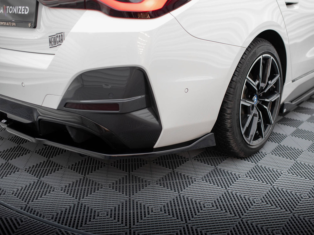 Maxton central rear splitter (vertical bars) v2 bmw i4 m-pack g26 4 Maxton central rear splitter (vertical bars) v2 bmw i4 m-pack g26 - image 4