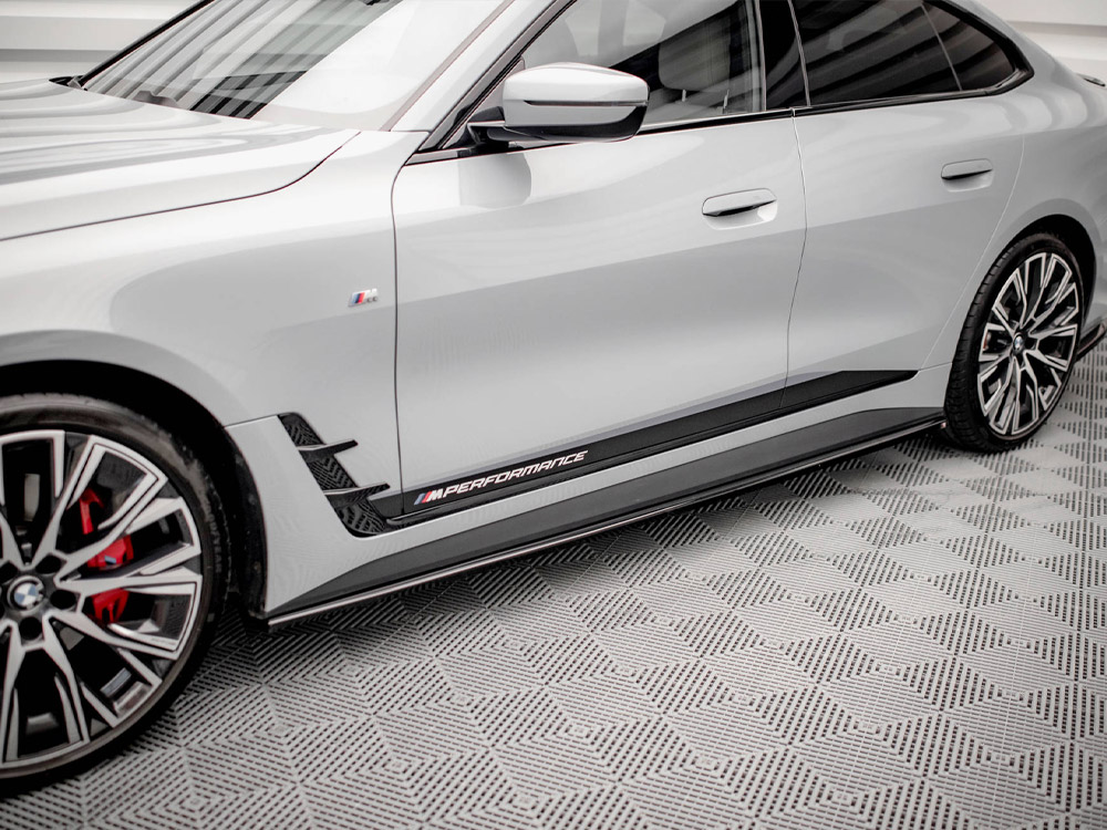 Maxton side skirts diffusers v2 bmw i4 m-pack g26 3 Maxton side skirts diffusers v2 bmw i4 m-pack g26 - image 3