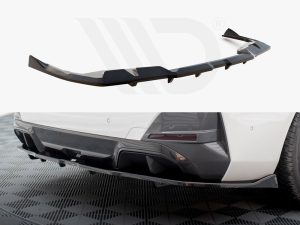 Maxton Central Rear Splitter (Vertical Bars) V2 BMW i4 M-Pack G26