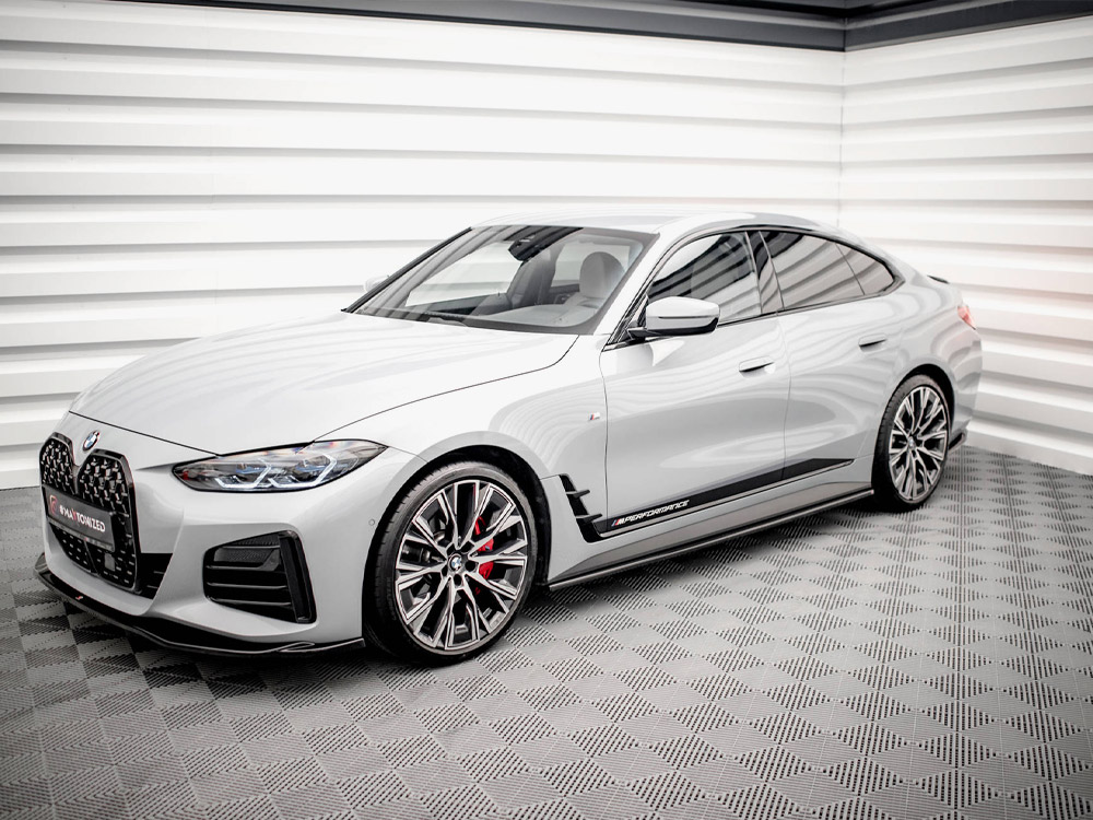 Maxton side skirts diffusers v2 bmw i4 m-pack g26 2 Maxton side skirts diffusers v2 bmw i4 m-pack g26 - image 2