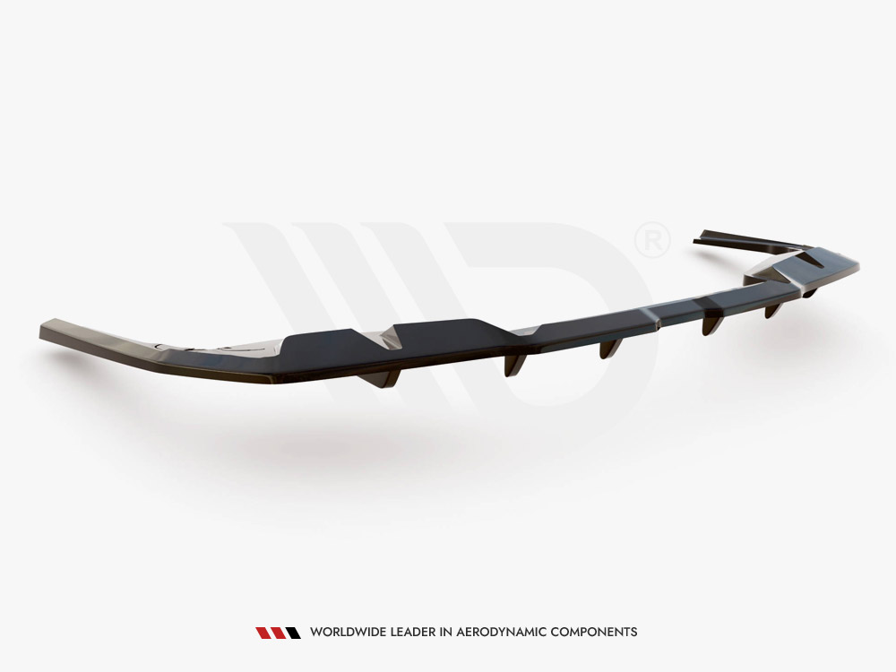 Maxton central rear splitter (vertical bars) v1 bmw i4 m-pack g26 6 Maxton central rear splitter (vertical bars) v1 bmw i4 m-pack g26 - image 6