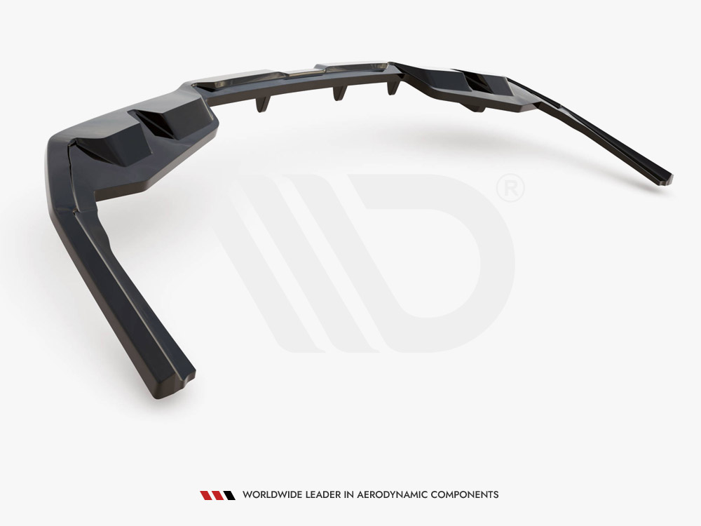 Maxton central rear splitter (vertical bars) v1 bmw i4 m-pack g26 7 Maxton central rear splitter (vertical bars) v1 bmw i4 m-pack g26 - image 7