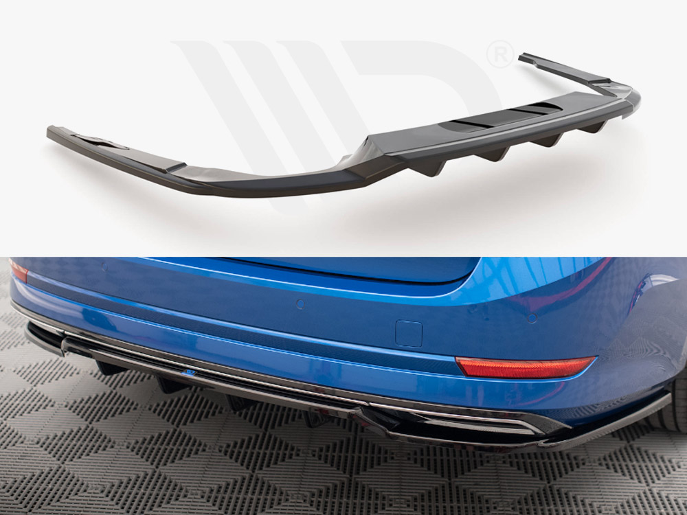 Maxton rear splitter (vertical bars) skoda octavia sportline mk4 1 Maxton rear splitter (vertical bars) skoda octavia sportline mk4