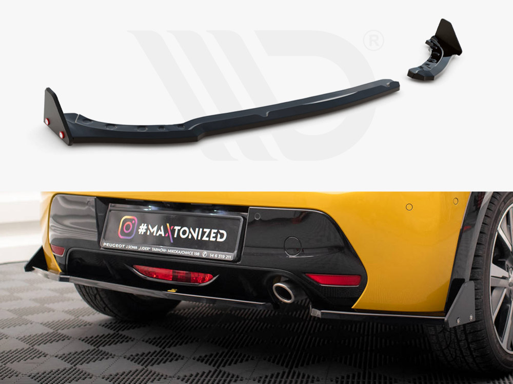 Maxton rear side splitters v1 + flaps peugeot 208 gt mk2 1 Maxton rear side splitters v1 + flaps peugeot 208 gt mk2