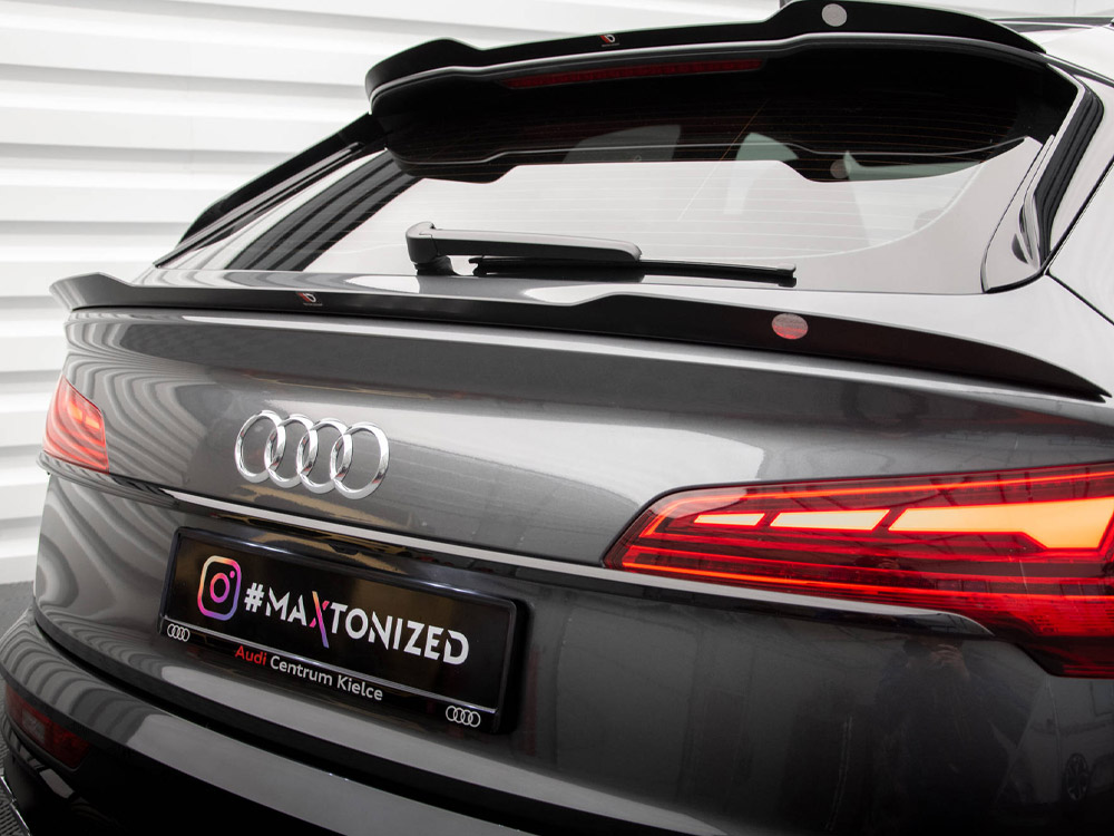Maxton lower spoiler cap audi sq5/q5 s-line sportback mk2 facelift models 4 Maxton lower spoiler cap audi sq5/q5 s-line sportback mk2 facelift models - image 4