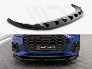 Maxton Front Splitter V2 Audi SQ5/Q5 S-Line SUV/Sportback Mk2 Facelift Models