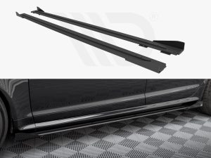 Maxton Street Pro Side Skirts Diffusers + Flaps Audi RS6 Avant C6
