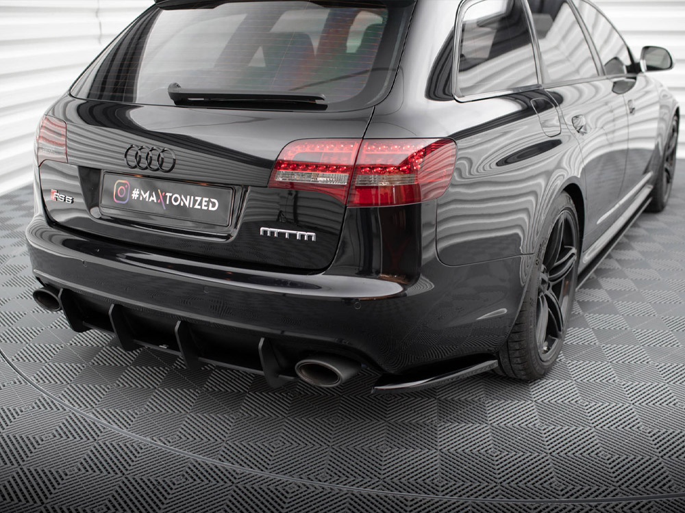 Maxton rear side splitters audi rs6 avant (c6) 2 Maxton rear side splitters audi rs6 avant (c6) - image 2