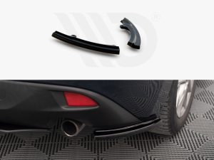 Maxton Rear Side Splitters Mazda 3 Mk3