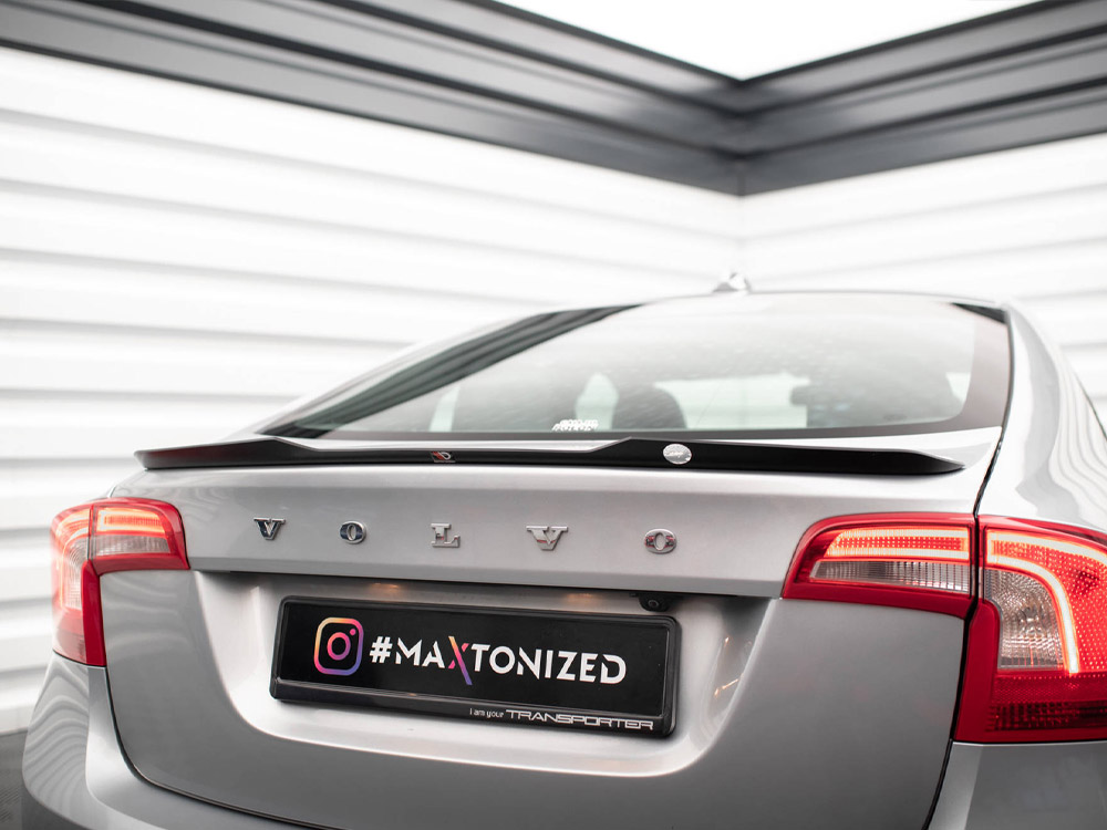 Maxton spoiler cap volvo s60 r-design mk2 3 Maxton spoiler cap volvo s60 r-design mk2 - image 3