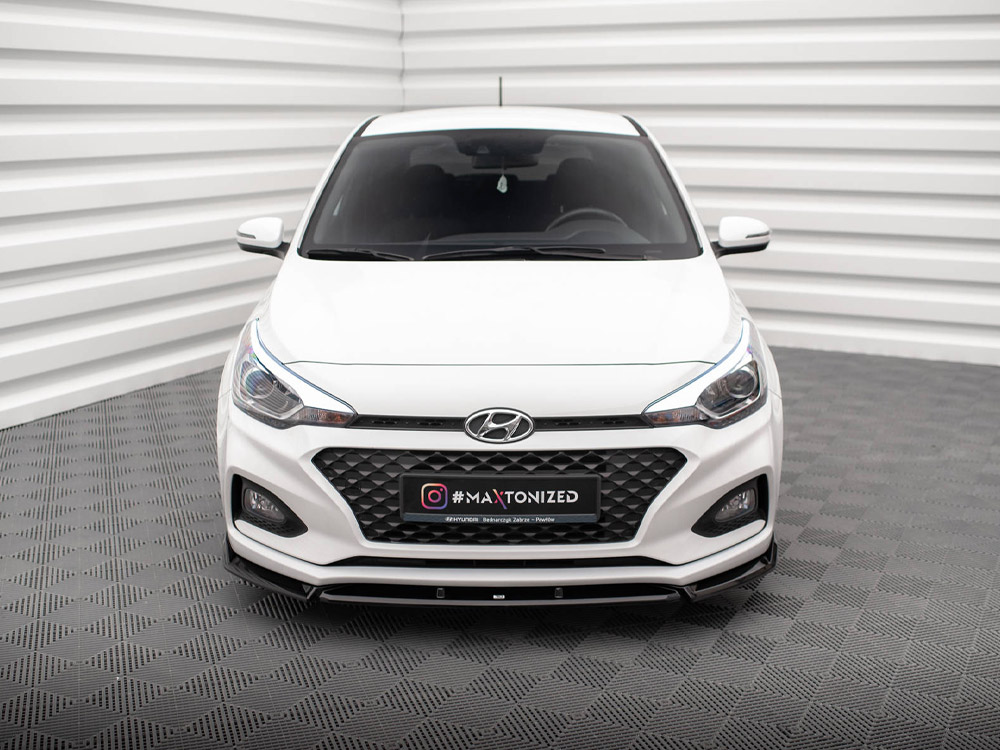 Maxton front splitter v2 hyundai i20 mk2 facelift models 3 Maxton front splitter v2 hyundai i20 mk2 facelift models - image 3