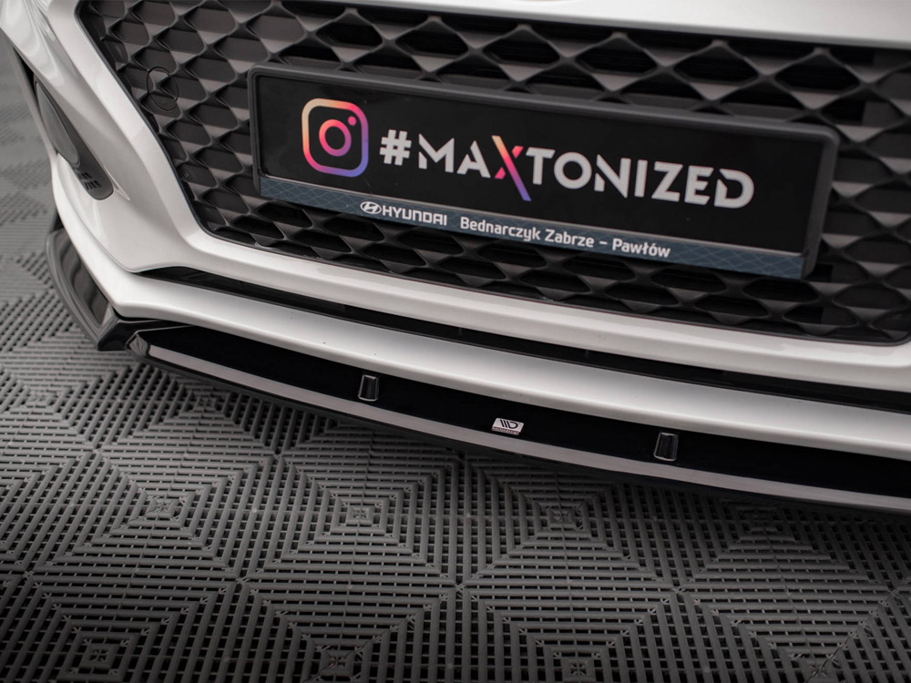 Maxton front splitter v2 hyundai i20 mk2 facelift models 4 Maxton front splitter v2 hyundai i20 mk2 facelift models - image 4
