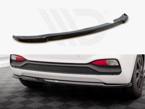 Maxton Central Rear Splitter Hyundai i20 Mk2 Facelift Models
