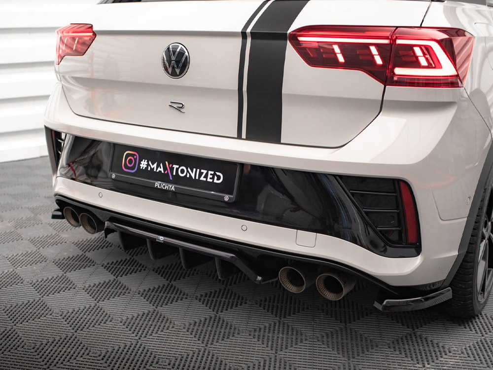 Maxton rear splitter (vertical bars) volkswagen t-roc r/r-line mk1 facelift models 3 Maxton rear splitter (vertical bars) volkswagen t-roc r/r-line mk1 facelift models - image 3