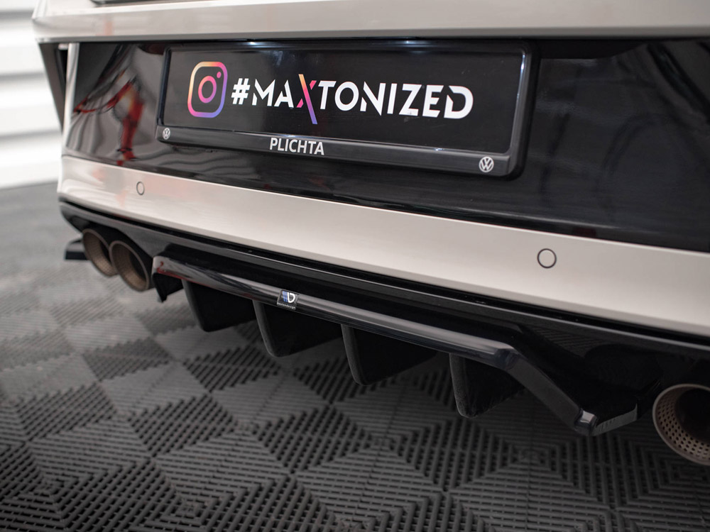 Maxton rear splitter (vertical bars) volkswagen t-roc r/r-line mk1 facelift models 4 Maxton rear splitter (vertical bars) volkswagen t-roc r/r-line mk1 facelift models - image 4