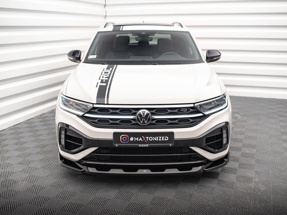 Maxton front splitter v2 volkswagen t-roc r / r-line mk1 facelift models 3 Maxton front splitter v2 volkswagen t-roc r / r-line mk1 facelift models - image 3