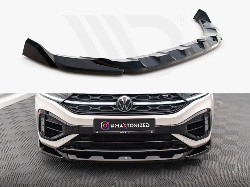 Maxton front splitter v2 volkswagen t-roc r / r-line mk1 facelift models 1 Maxton front splitter v2 volkswagen t-roc r / r-line mk1 facelift models