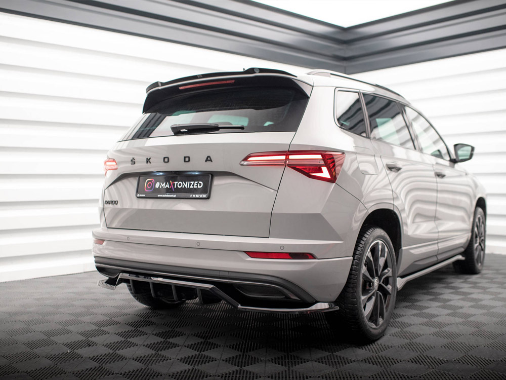 Maxton spoiler cap skoda karoq sportline mk1 facelift models 2 Maxton spoiler cap skoda karoq sportline mk1 facelift models - image 2