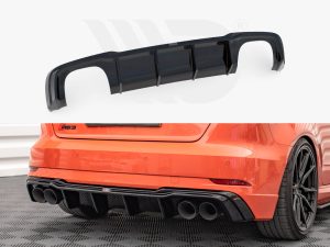 Maxton Rear Valance + Milltek Sport Non-Resonated Exhaust Audi RS3 Sportback 8V Facelift Models