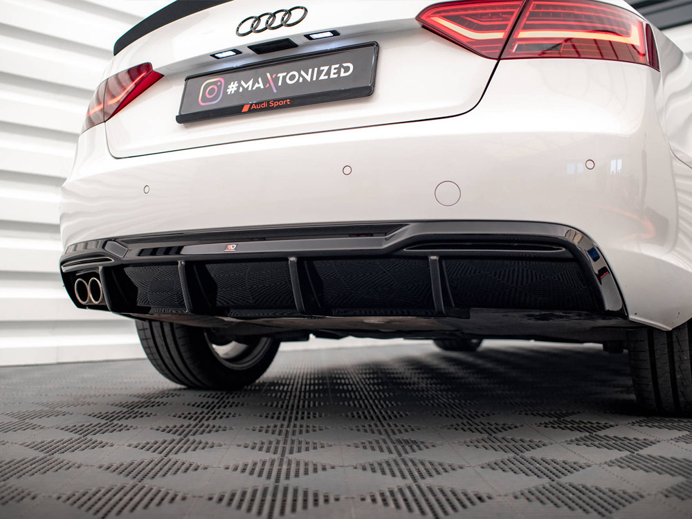 Maxton rear valance audi a5 coupe 8t facelift models (version with dual exhausts on one side) 6 Maxton rear valance audi a5 coupe 8t facelift models (version with dual exhausts on one side) - image 6