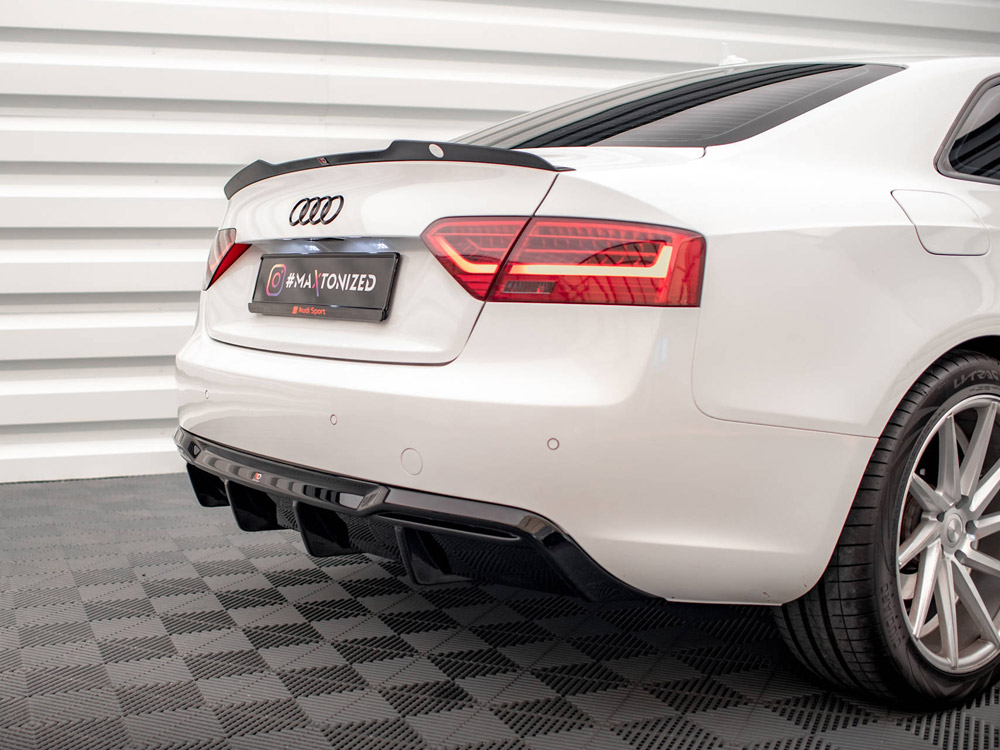 Maxton rear valance audi a5 coupe 8t facelift models (version with dual exhausts on one side) 4 Maxton rear valance audi a5 coupe 8t facelift models (version with dual exhausts on one side) - image 4