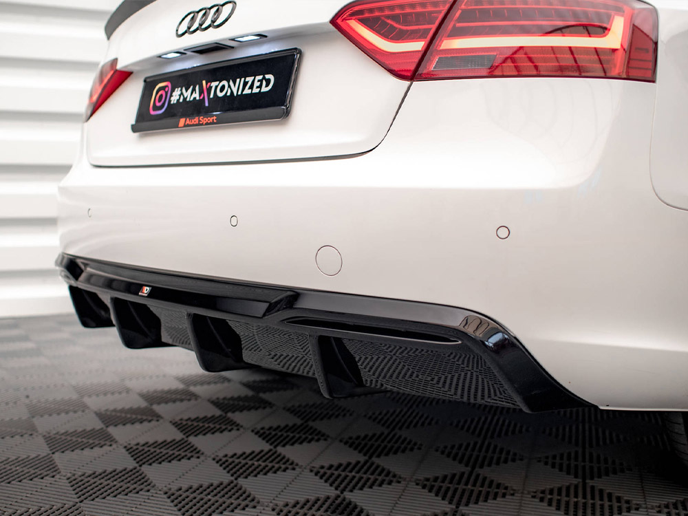 Maxton rear valance audi a5 coupe 8t facelift models (version with dual exhausts on one side) 5 Maxton rear valance audi a5 coupe 8t facelift models (version with dual exhausts on one side) - image 5