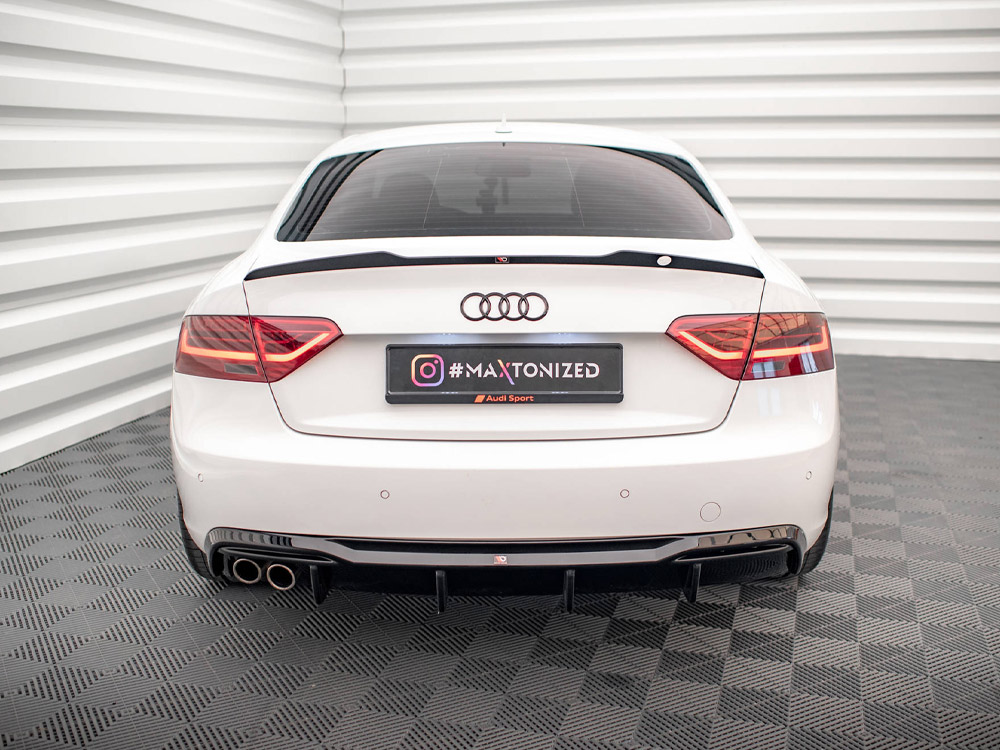 Maxton rear valance audi a5 coupe 8t facelift models (version with dual exhausts on one side) 3 Maxton rear valance audi a5 coupe 8t facelift models (version with dual exhausts on one side) - image 3