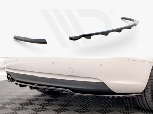 Maxton Central Rear Splitter (Vertical Bars) Audi A5 Coupe 8T Facelift Models