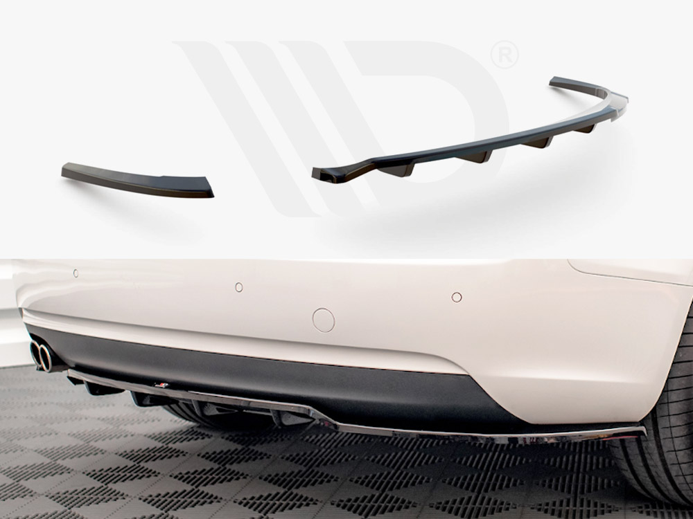 Maxton central rear splitter (vertical bars) audi a5 coupe 8t facelift models 1 Maxton central rear splitter (vertical bars) audi a5 coupe 8t facelift models