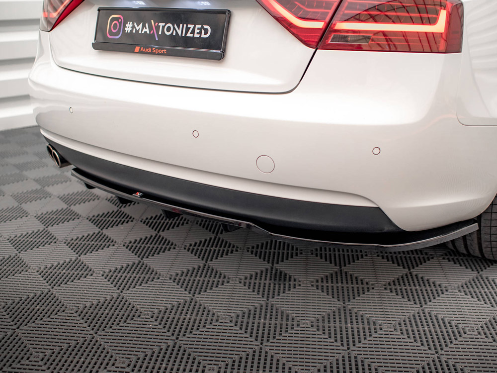 Maxton central rear splitter (vertical bars) audi a5 coupe 8t facelift models 3 Maxton central rear splitter (vertical bars) audi a5 coupe 8t facelift models - image 3