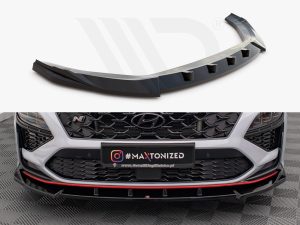 Maxton Front Splitter V2 Hyundai Kona N Mk1
