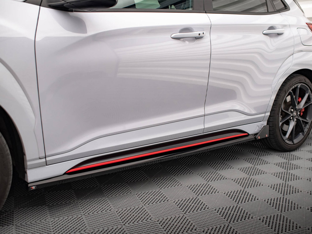 Maxton side skirts diffusers v1 + flaps hyundai kona n mk1 4 Maxton side skirts diffusers v1 + flaps hyundai kona n mk1 - image 4