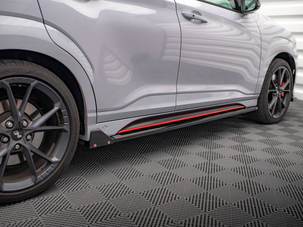 Maxton side skirts diffusers v1 + flaps hyundai kona n mk1 6 Maxton side skirts diffusers v1 + flaps hyundai kona n mk1 - image 6