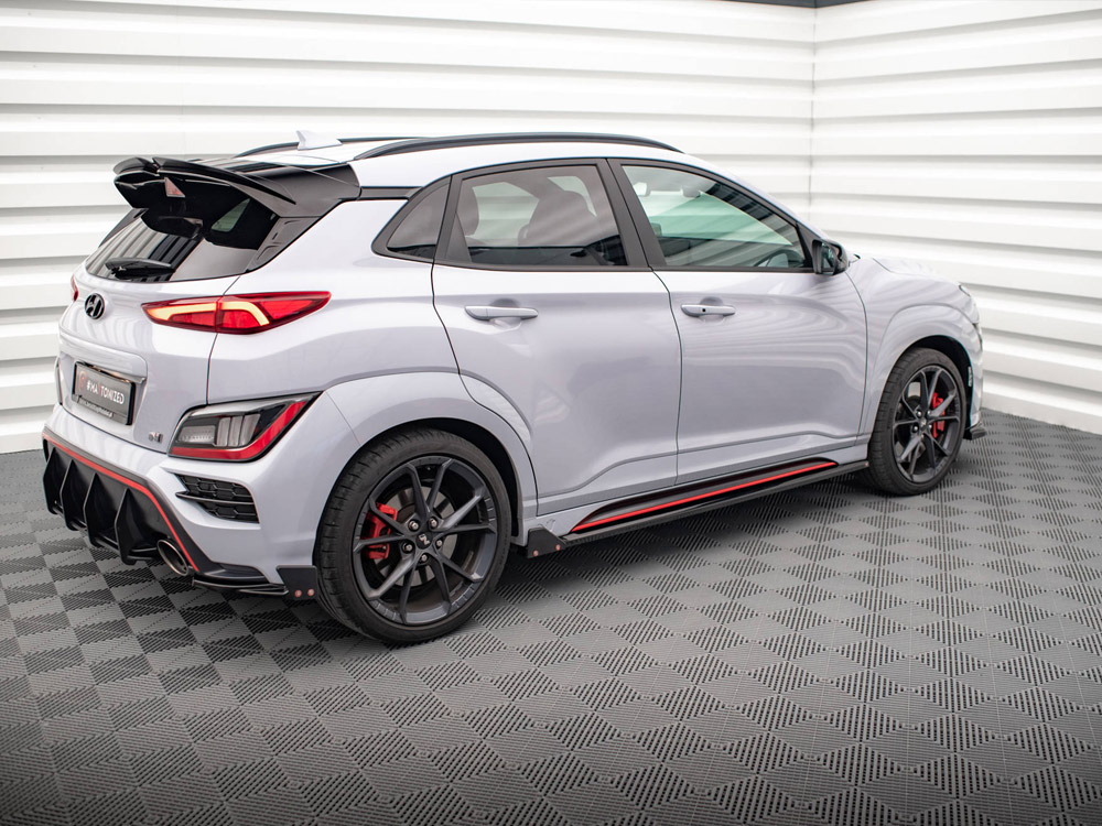Maxton side skirts diffusers v1 + flaps hyundai kona n mk1 2 Maxton side skirts diffusers v1 + flaps hyundai kona n mk1 - image 2