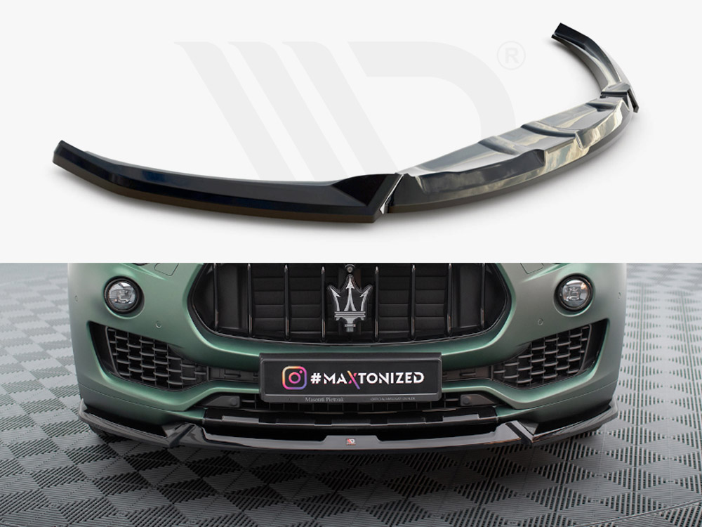 Maxton front splitter v1 maserati levante mk1 1 Maxton front splitter v1 maserati levante mk1