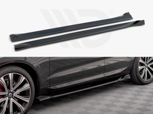 Maxton Side Skirts Diffusers Volvo XC60 R-Design Mk2 Facelift Models