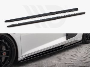 Maxton Side Skirts Diffusers V2 Audi R8 Mk2 Facelift Models