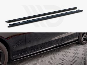 Maxton Side Skirts Diffusers Mercedes-Benz C43/C AMG-Line Saloon/Estate W205/S205 Facelift Models