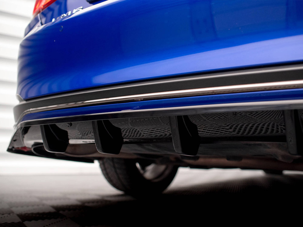 Maxton central rear splitter (vertical bars) lexus es f sport mk7 4 Maxton central rear splitter (vertical bars) lexus es f sport mk7 - image 4