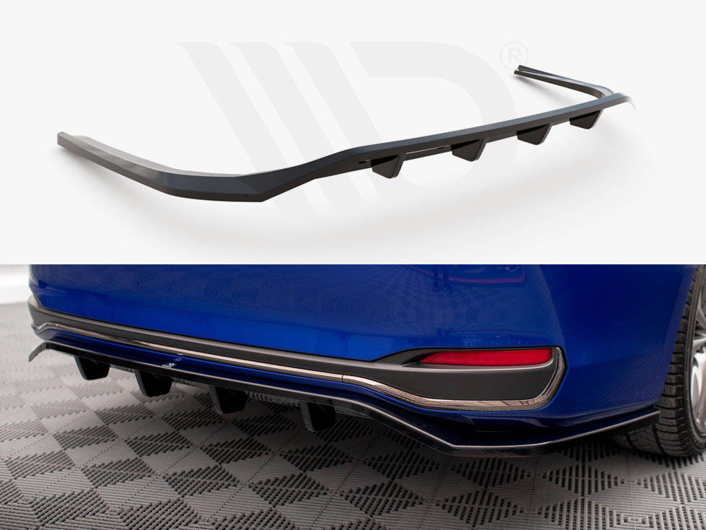 Maxton central rear splitter (vertical bars) lexus es f sport mk7 1 Maxton central rear splitter (vertical bars) lexus es f sport mk7