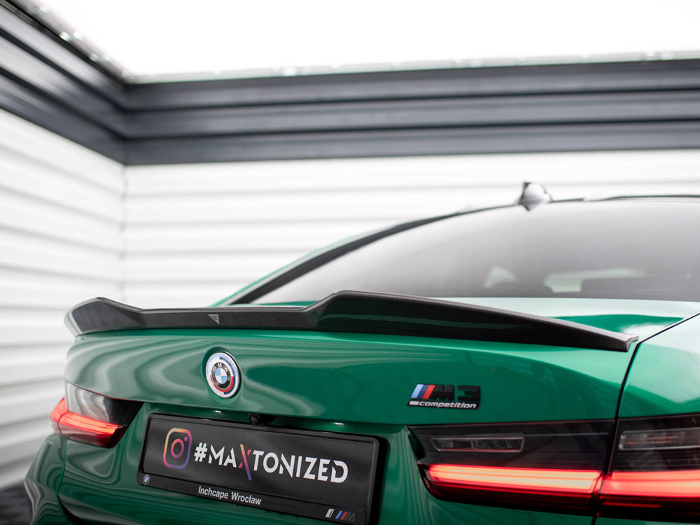 Maxton carbon fibre tailgate spoiler bmw m3 g80 / m340i g20 / 3 series m-pack g20 / 3 series standard g20 4 Maxton carbon fibre tailgate spoiler bmw m3 g80 / m340i g20 / 3 series m-pack g20 / 3 series standard g20 - image 4