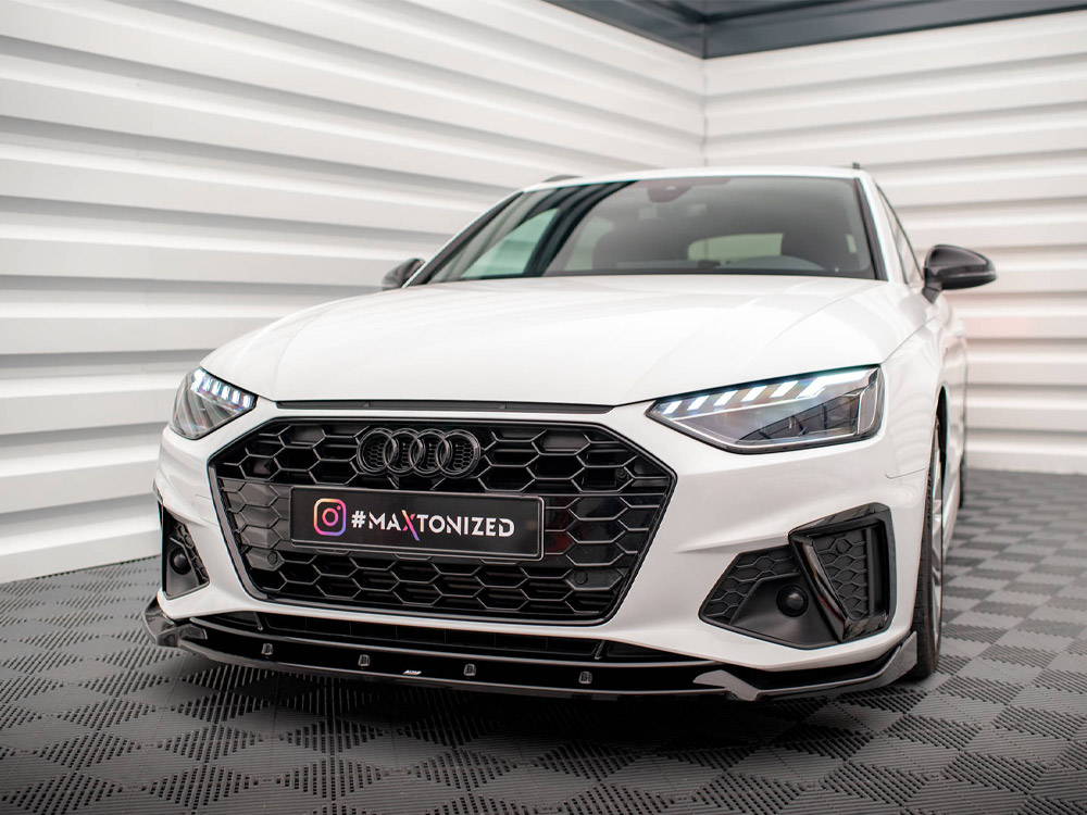 Maxton front splitter v1 audi a4 s-line / s4 b9 facelift models 2 Maxton front splitter v1 audi a4 s-line / s4 b9 facelift models - image 2