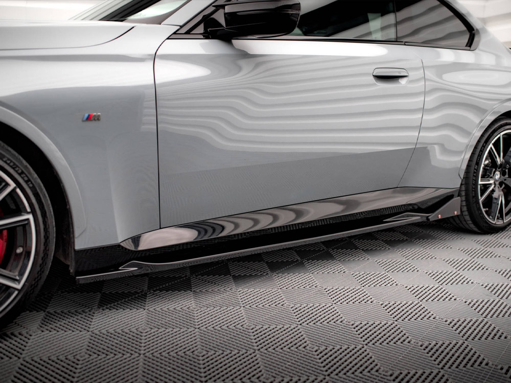 Maxton side skirts diffusers v2 + flaps bmw 2 series coupe m-pack/m240i g42 3 Maxton side skirts diffusers v2 + flaps bmw 2 series coupe m-pack/m240i g42 - image 3