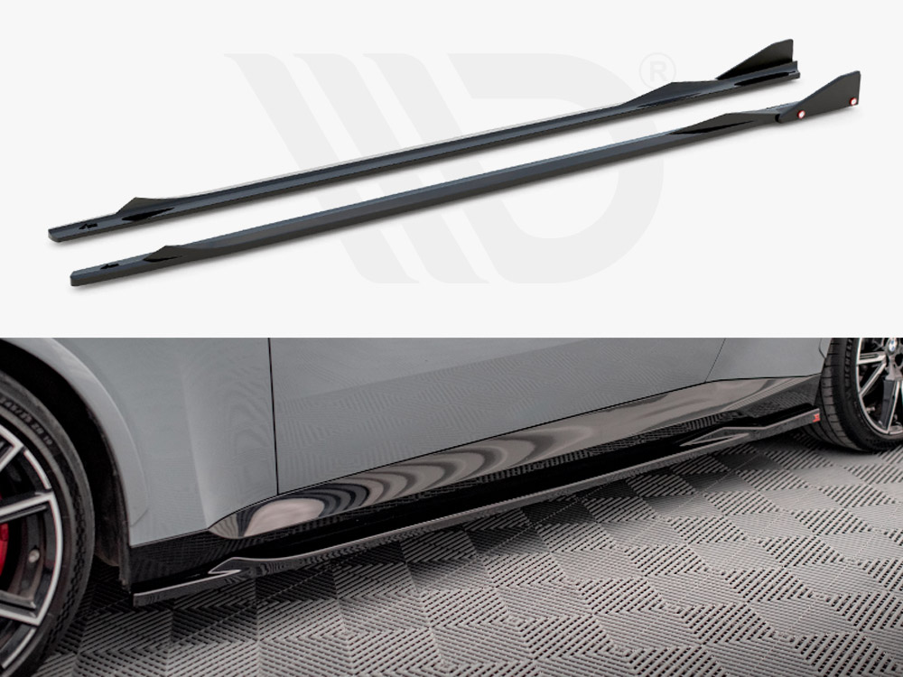 Maxton side skirts diffusers v2 + flaps bmw 2 series coupe m-pack/m240i g42 1 Maxton side skirts diffusers v2 + flaps bmw 2 series coupe m-pack/m240i g42