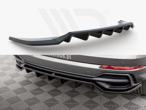 Maxton Central Rear Splitter (Vertical Bars) Audi Q3 S-Line F3