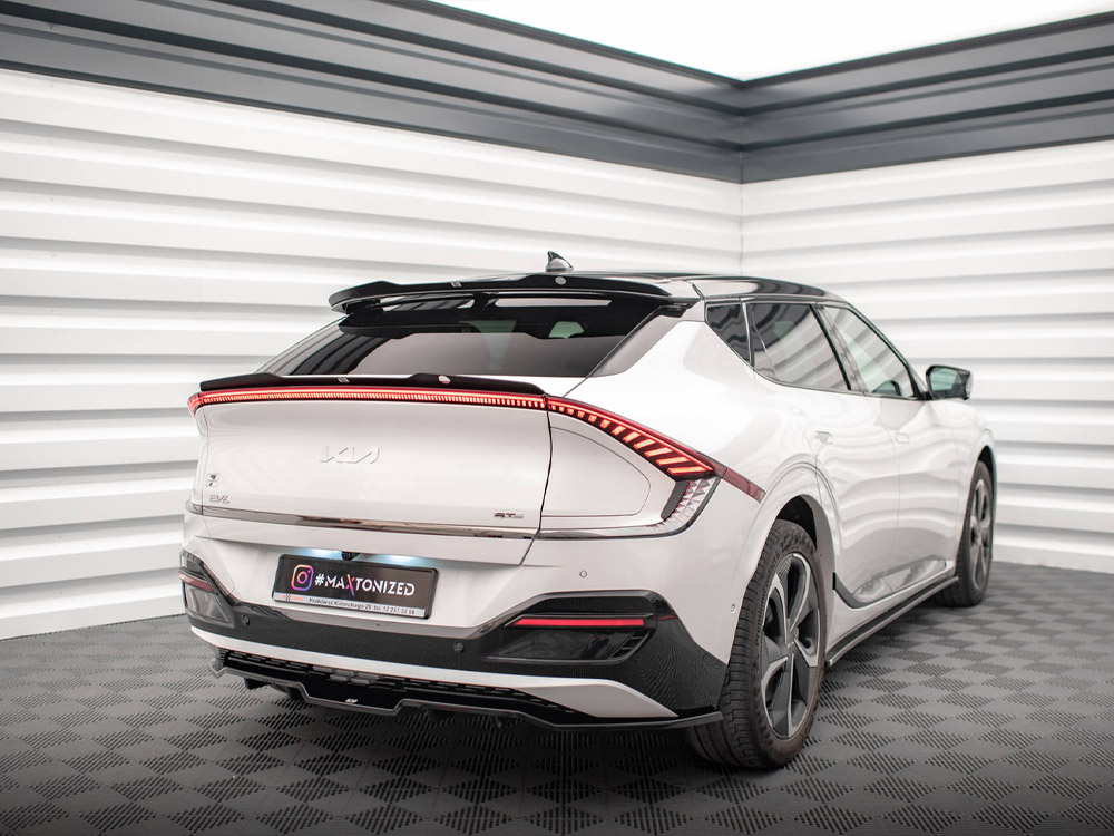 Maxton lower spoiler cap kia ev6 gt-line mk1 2 Maxton lower spoiler cap kia ev6 gt-line mk1 - image 2