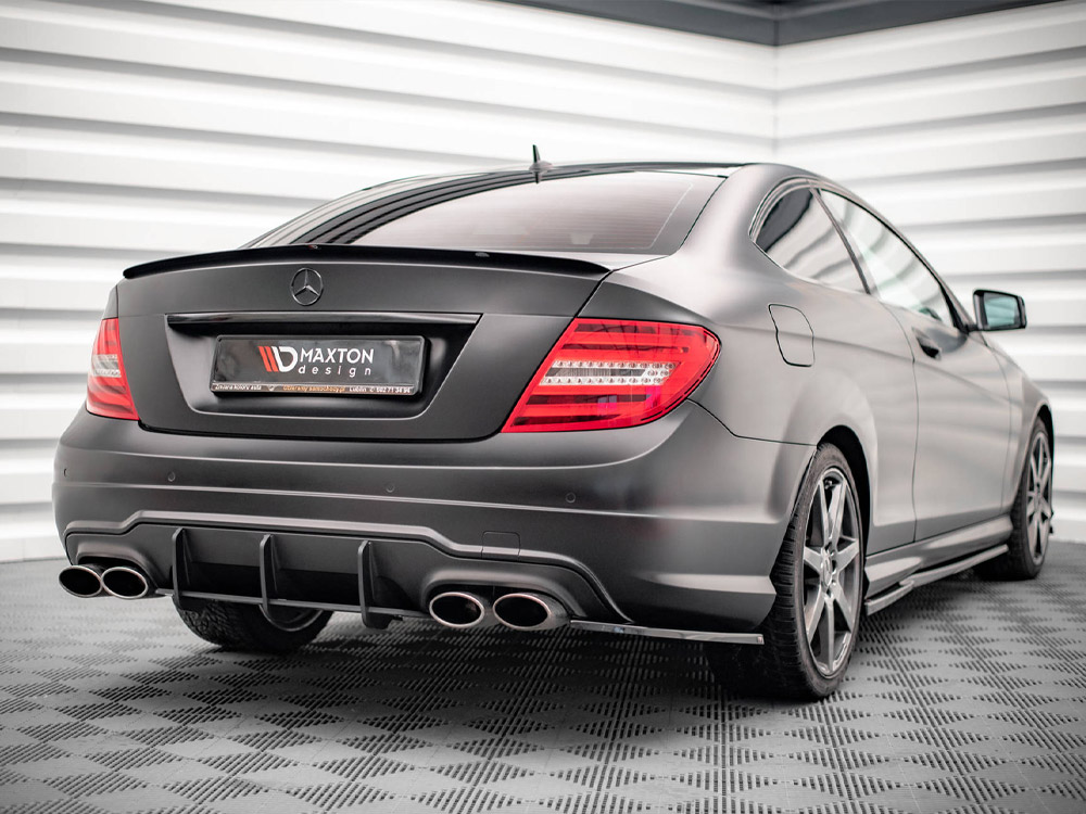 Maxton street pro rear diffuser mercedes c-class coupe amg-line c204 2 Maxton street pro rear diffuser mercedes c-class coupe amg-line c204 - image 2
