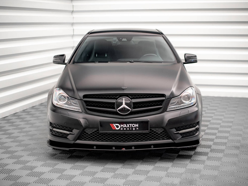 Maxton front splitter v2 mercedes-benz c coupe/saloon/estate amg-line c204/w204 facelift models/s204 facelift models 3 Maxton front splitter v2 mercedes-benz c coupe/saloon/estate amg-line c204/w204 facelift models/s204 facelift models - image 3